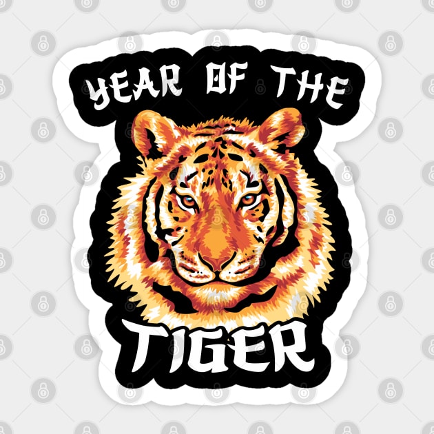 Year of the Tiger 2022 Chinese New Year Zodiac Sticker by opippi